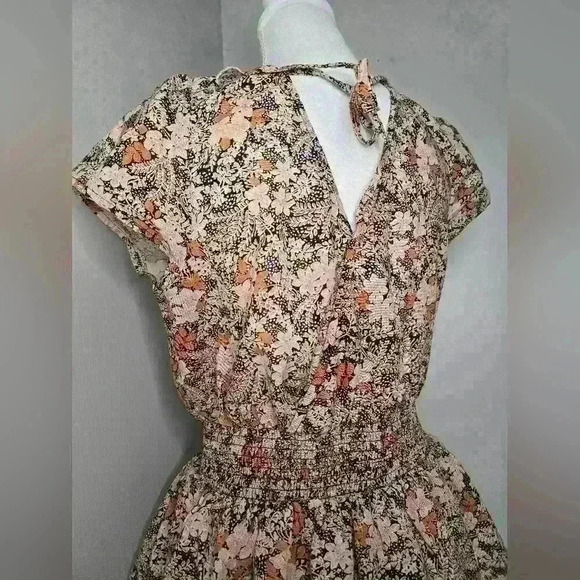 American Eagle Floral Ruffled Bottom Mini Dress - Picture 11 of 12